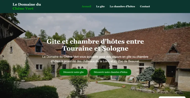 Site Le Domaine du Chêne Vert